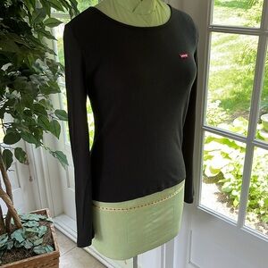 LEVI’S Black Long Sleeve Fitted Shirt